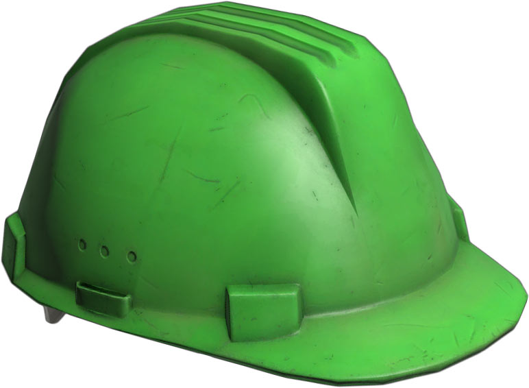 green hardhat