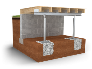 uneven house floor