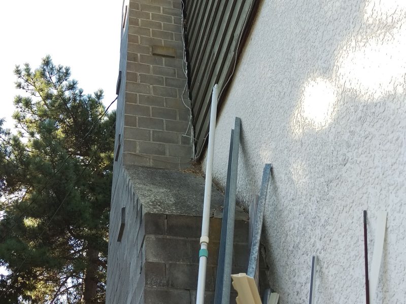 chimney separating from home