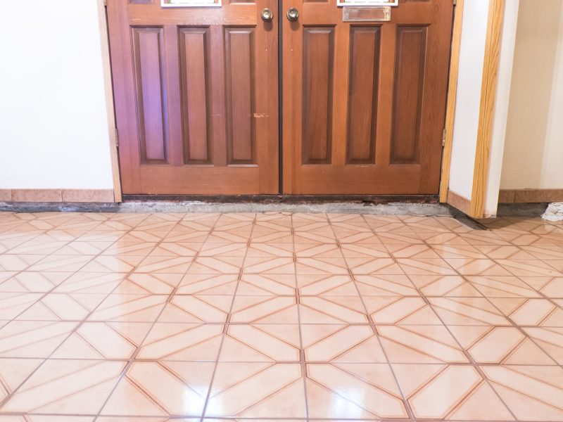 East Van home - Floor and door