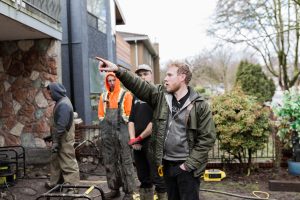 Foundation Lifting - East Vancouver, Staff Candid