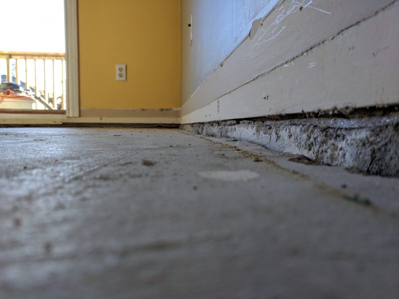 Basement slab lifting - Floor