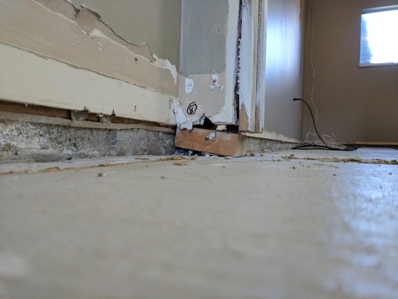 Basement slab lifting - Floor