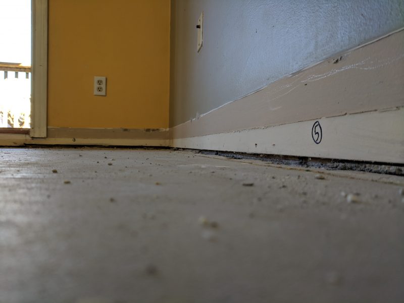 Basement slab lifting - Floor