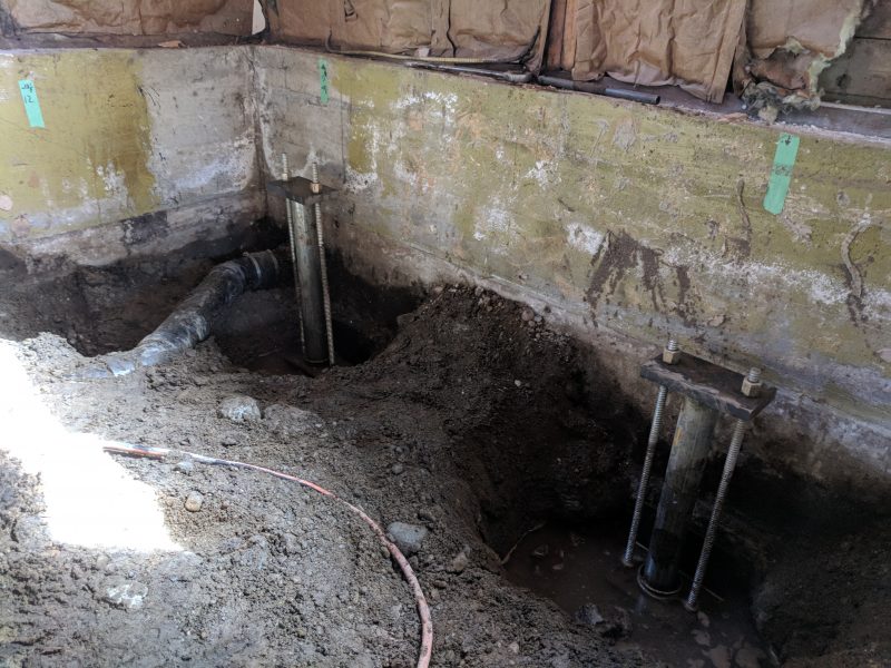 Foundation lift - Process