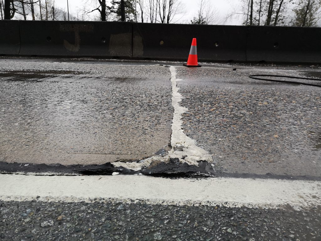 Highway concrete lifting