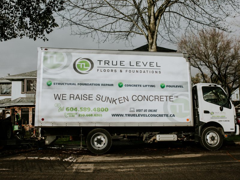 True Level Concrete Service Truck