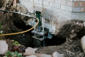 Foundation lift during the repair