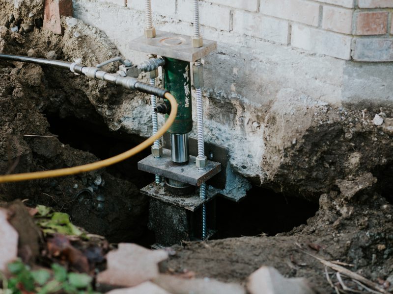 Foundation lift during the repair