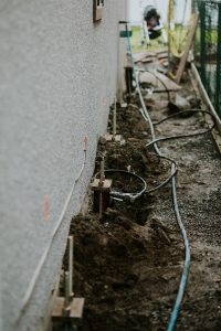 Image of wires during a repair