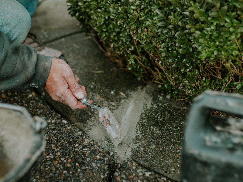 Fixing concrete using PolyLevel