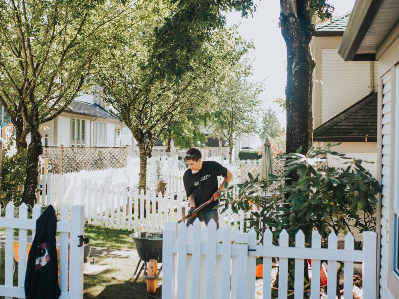 Employee fixing Surrey complex foundation