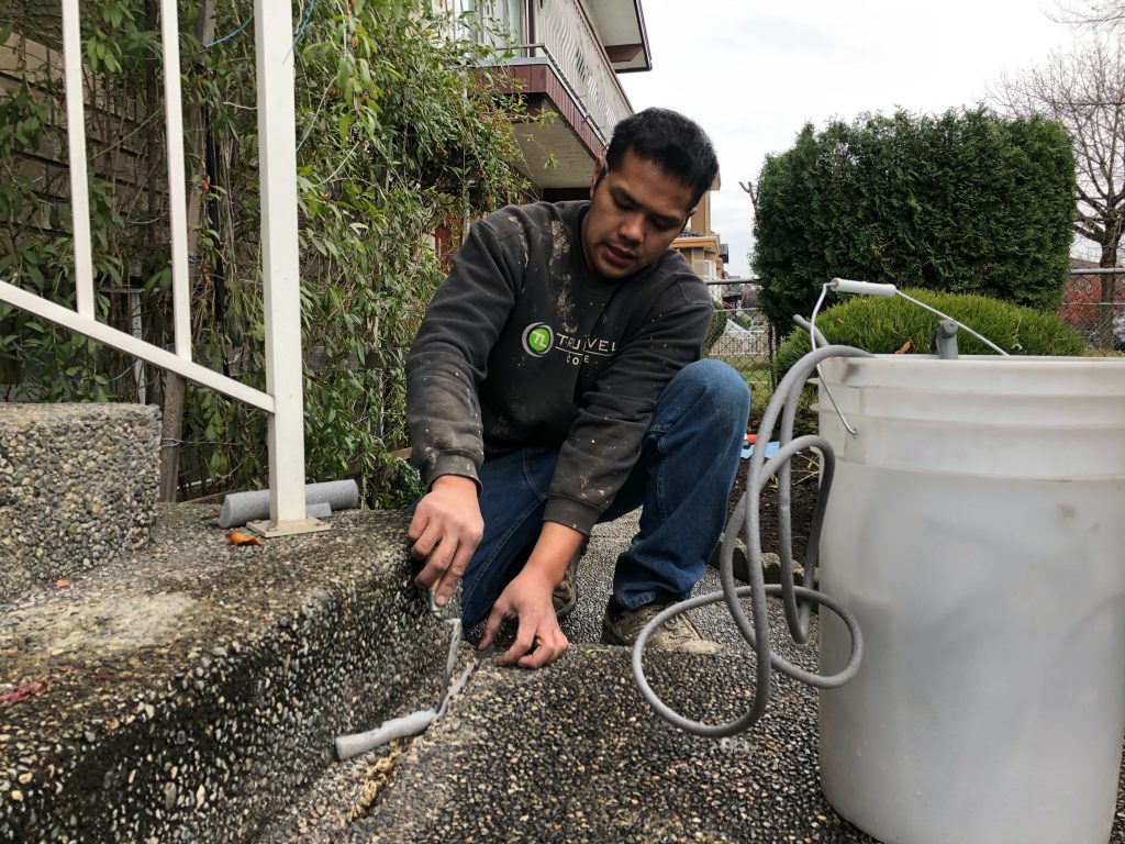 Stairs and Concrete fixing