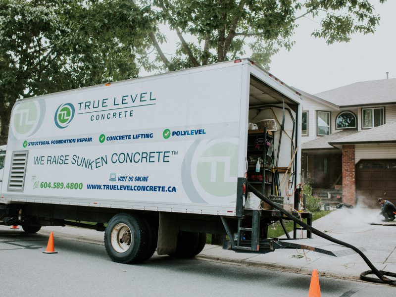 True Level Concrete truck service area