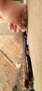 Close up image of concrete issue