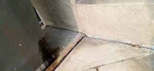 Before image of foundation issue