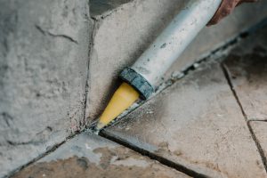 Close up stairs filling