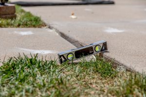 Measuring unlevel concrete