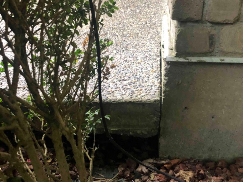 void under concrete slab