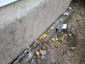 Piles driven from foundation to slab - True Level Concrete