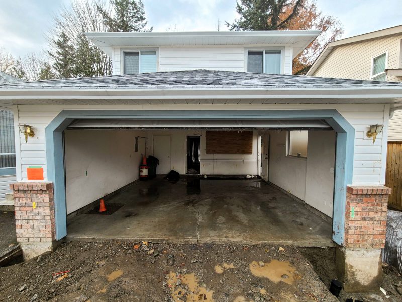 Large crack in foundation of two-storey house - True Level Concrete