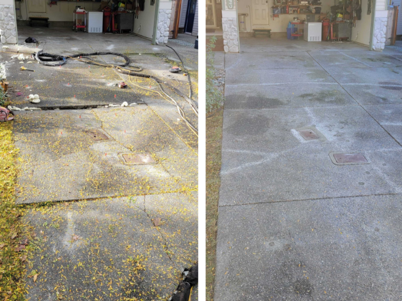 concrete driveway repair