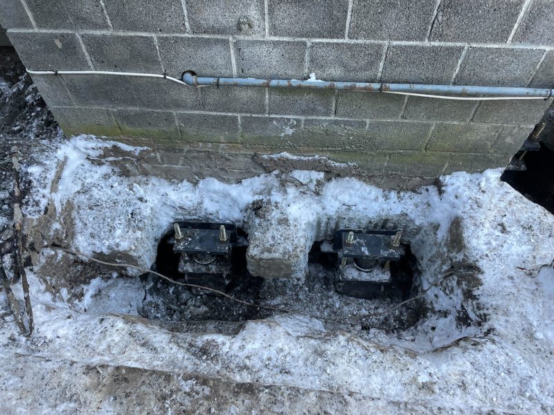 winter foundation repair