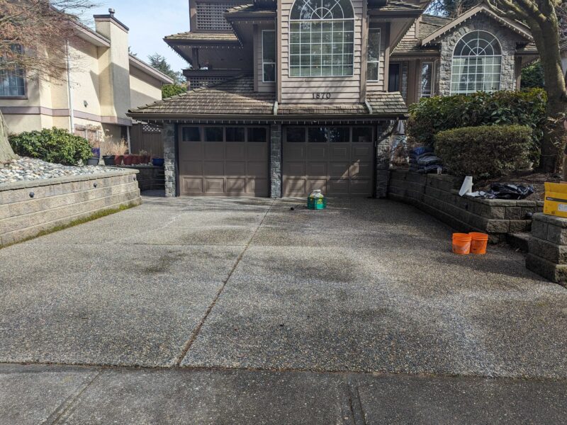 driveway repaired