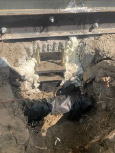 bracket on foundation