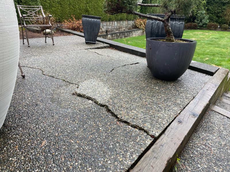 concrete patio repair in Burnaby