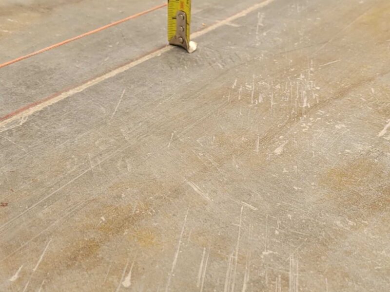sunken concrete slab measurements