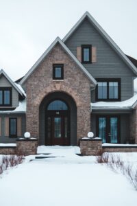 House in the snow