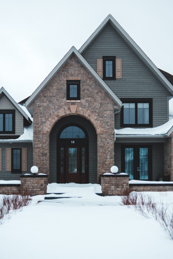 House in the snow