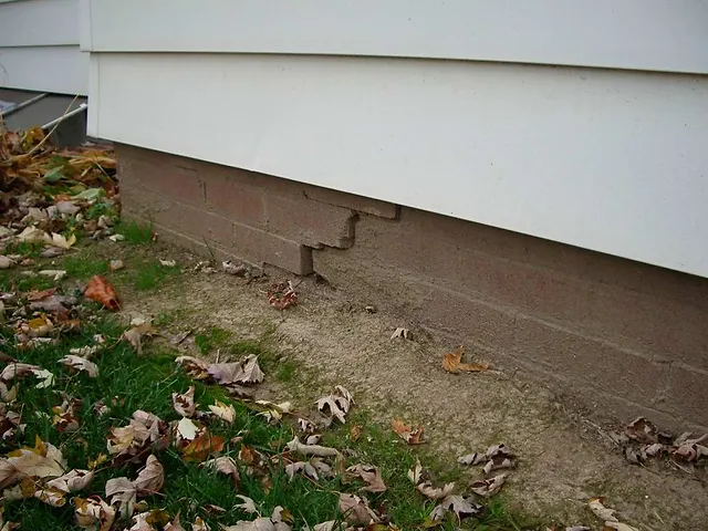 Settling home foundation