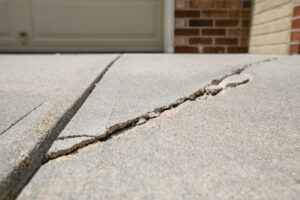 Wide Crack in concrete