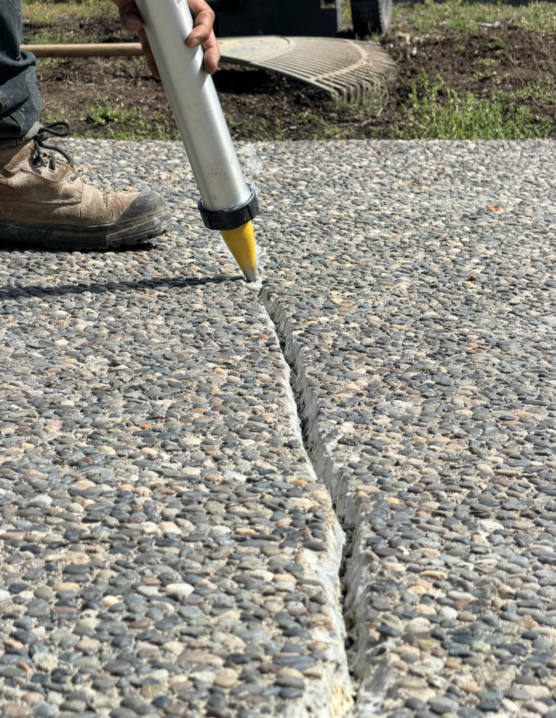 Concrete Crack Repair by True Level using PolyLevel and NexusPro