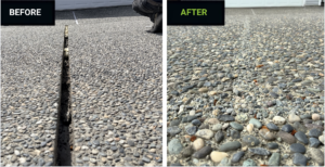 Large crack repair