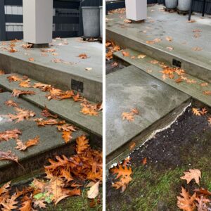 Surrey Home Concrete Walkway Repair Before After