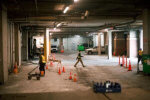 Loading bay concrete repair project