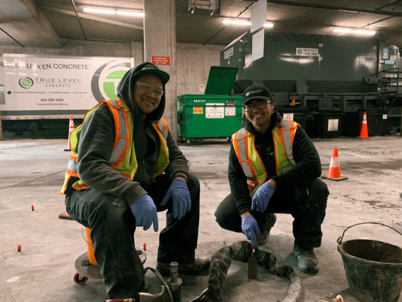 Loading bay concrete repair project