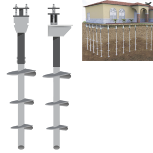 helical pier foundation repair