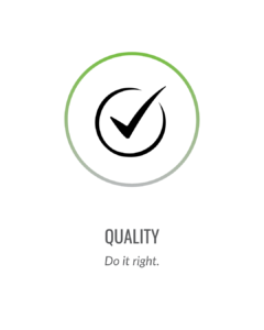 core values careers page quality icon