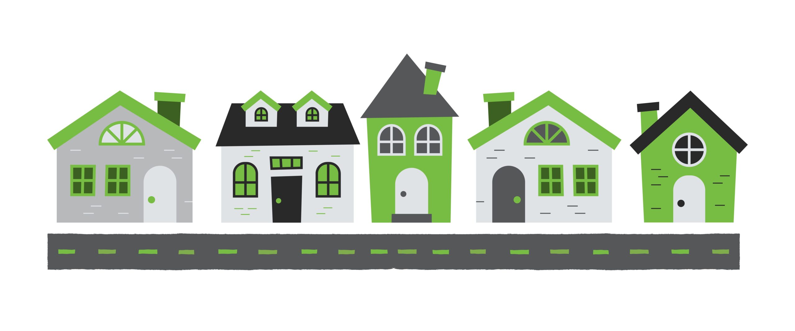 houses in a row
