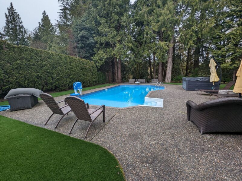 pool deck repair before