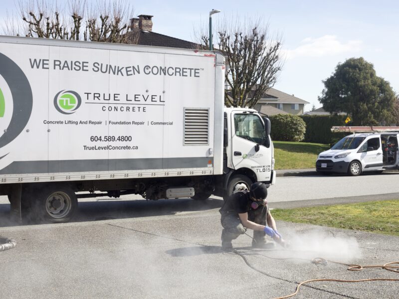 concrete driveway fix