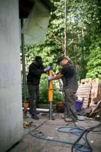 push pounding the piers