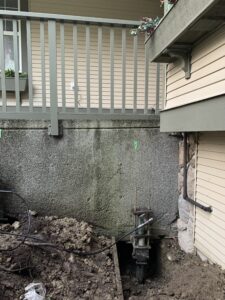 concrete levelling front steps