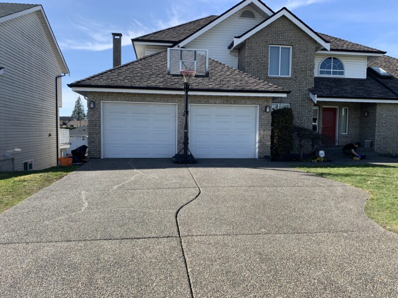 driveway vancouver driveway after concrete repair driveway goals spring maintenance